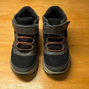 Kids Black and Gray Shoes